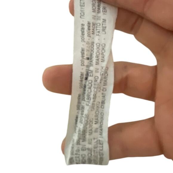 Zara Trafaluc Women's Shift Dress Gauzy Trapeze M Green Stripe Stretch Stripped - Picture 4 of 5